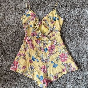 LUSH Cookie Cutter Floral Romper